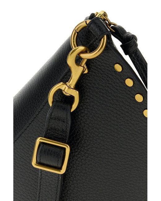 Isabel Marant Black Leather Skano Belt Bag