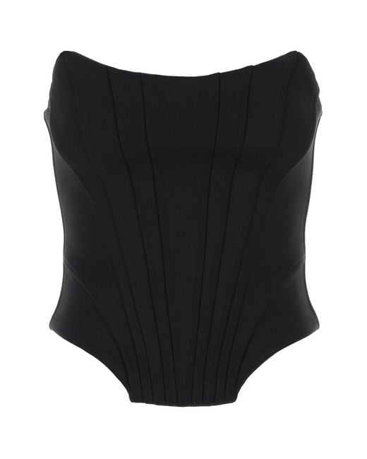 Corpetto in lana nera di GIUSEPPE DI MORABITO in Black