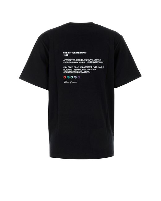 Coperni Black Cotton X Disney Ariel T-Shirt