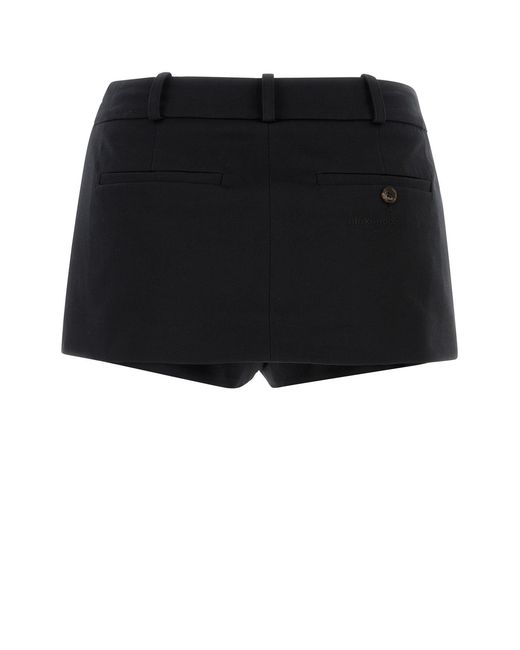 Alexander Wang Black Cotton Pant-Skirt