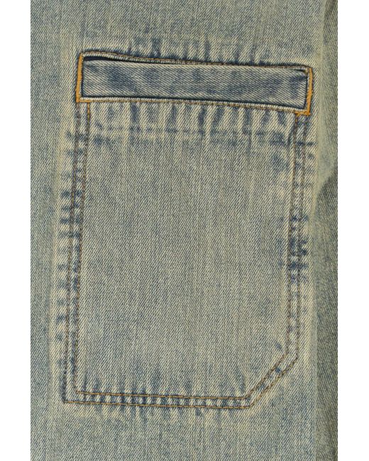 Camicia Herculean in denim di Entire studios in Green
