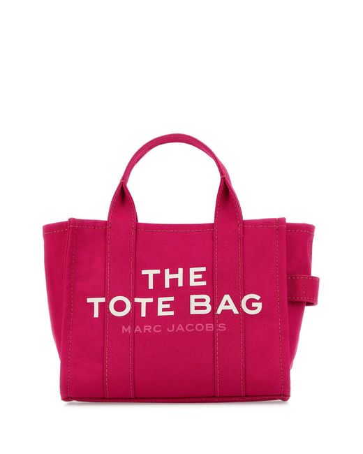 Marc Jacobs Pink Fuchsia Canvas Mini The Tote Bag Handbag