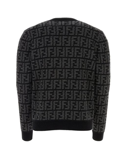 CARDIGAN di Fendi in Black da Uomo