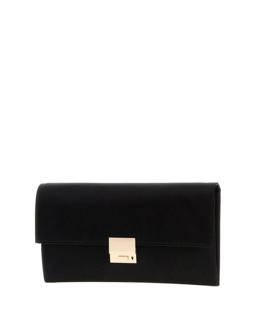 Tom Ford Black Satin Clutch