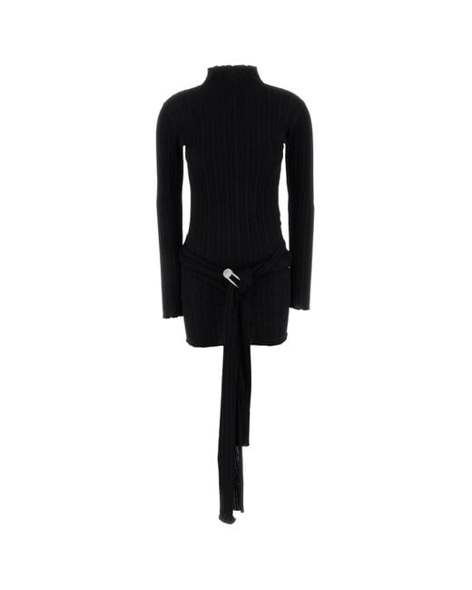 Abito in misto lana nero di GIUSEPPE DI MORABITO in Black