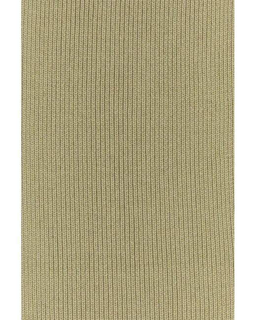 Sciarpa in cashmere kaki di Burberry in Green