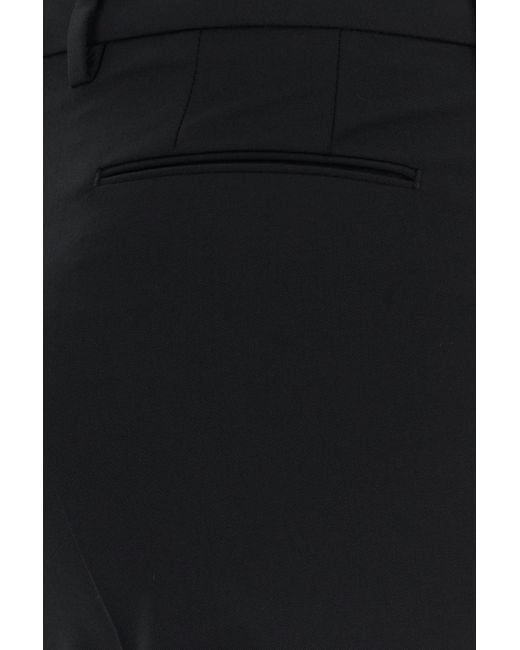 PT Torino Black Stretch Wool Pant