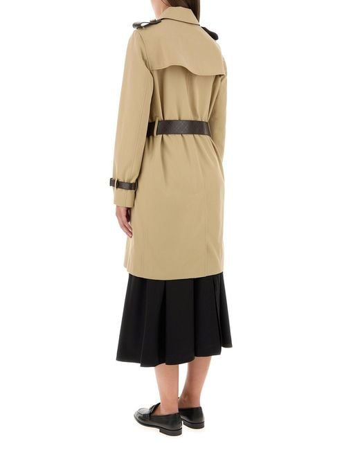 Burberry Natural Beige Twill Trench Coat