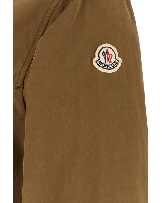 Moncler Green Biscuit Cotton Blend Amnicon Jacket for men