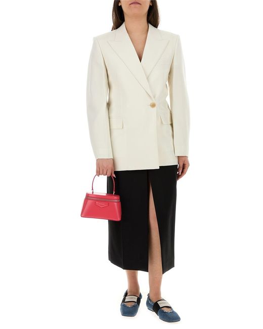 Givenchy Black Wool Blend Skirt