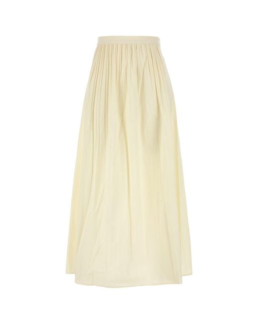Amotea White Cream Cotton Charlie Skirt