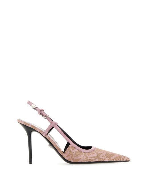 Versace Scarpe Con Tacco in Pink Lyst