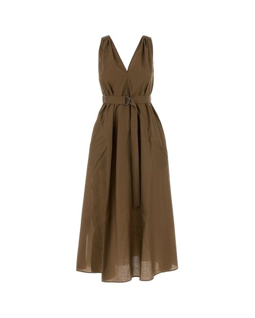 Brunello Cucinelli Natural Abito Donna