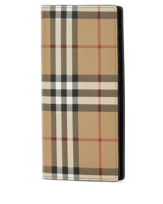 Burberry Multicolor Printed Canvas Wallet for men