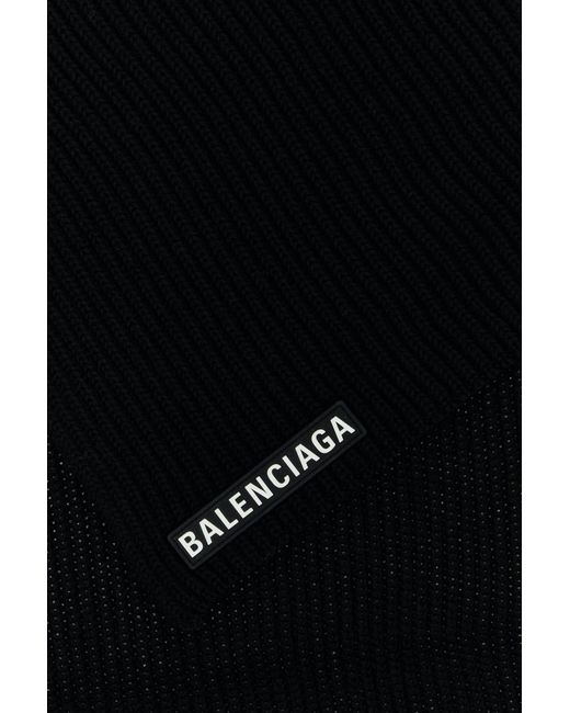 Balenciaga Black Sciarpa for men