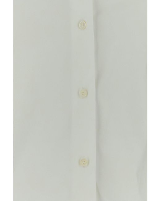 Jil Sander White Regular Solid Shirt