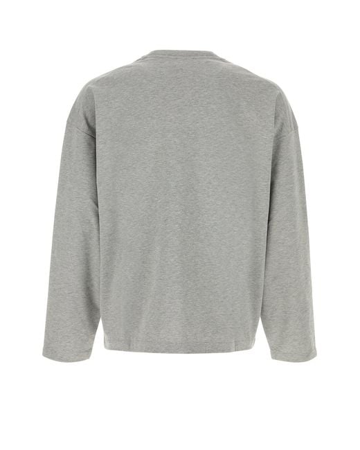 Jil Sander Gray Crew Neck T-Shirts for men