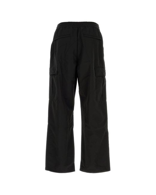 KENZO Black Nylon Blend Cargo Pant for men