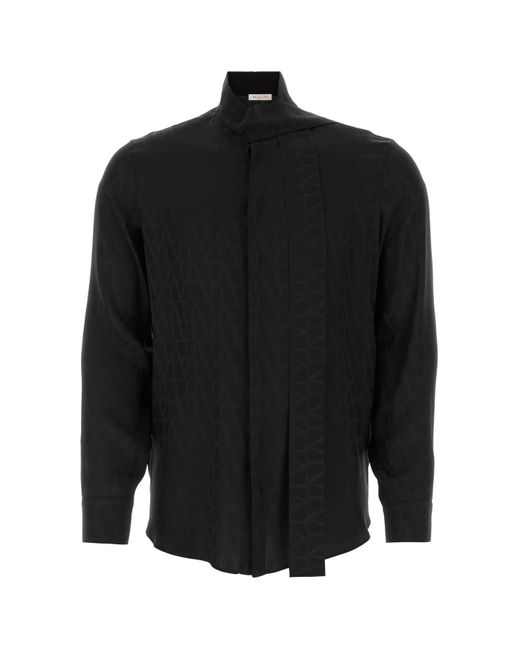 Valentino Garavani Black Camicia for men