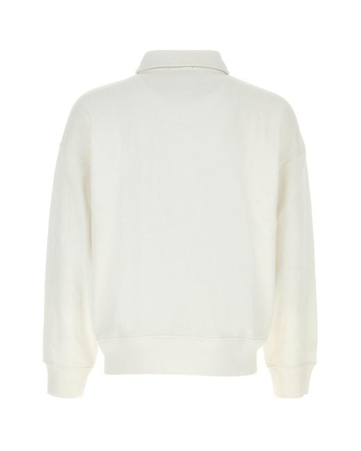 Polo Ralph Lauren White Cotton Blend Polo Shirt for men