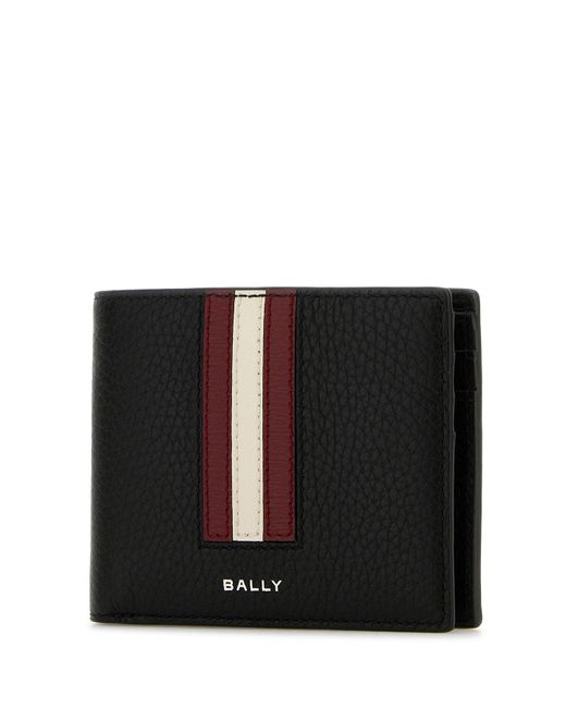 Portafoglio in pelle nera di Bally in Black da Uomo