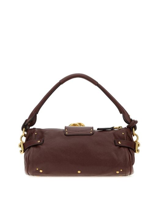 Chloé Brown Chocolate Leather Paddington Shoulder Bag