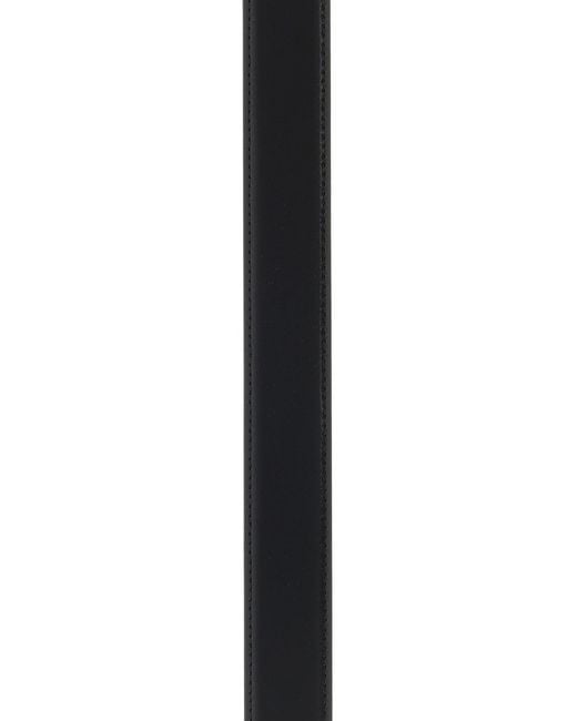 Montblanc Black Leather Reversible Belt for men