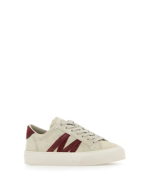 Moncler Multicolor Sand Suede Monaco2 Sneakers