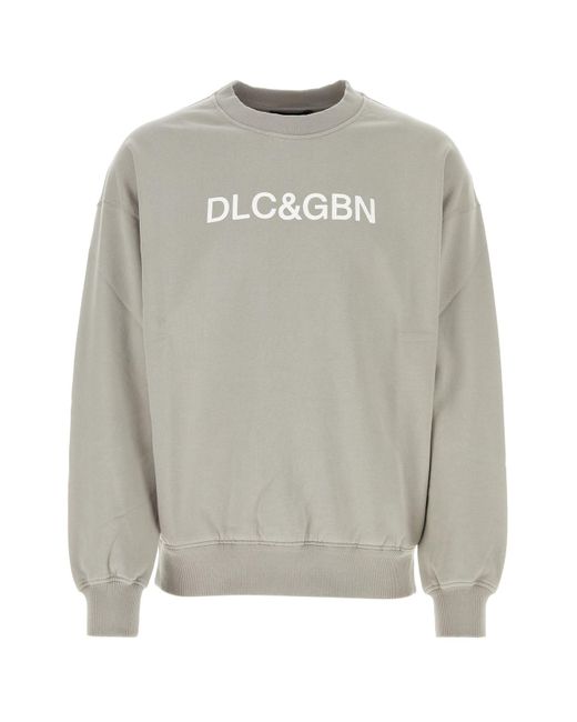 Dolce & Gabbana Gray Sweatshirts for men