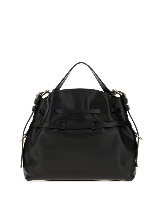 Givenchy Black Leather Small Voyou Bucket Bag