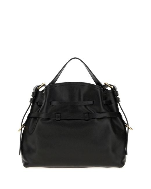 Givenchy Black Leather Small Voyou Bucket Bag