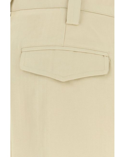 Pantalone Renato in cotone sabbia di A.P.C. in Natural da Uomo