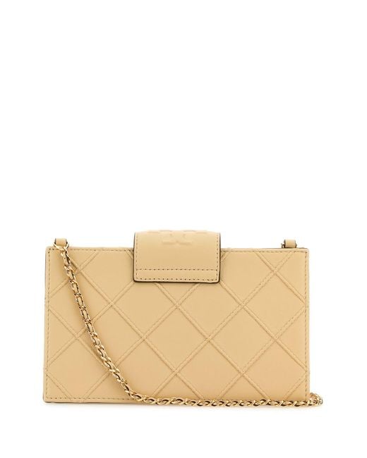 Tory Burch Natural Shoulder Bags
