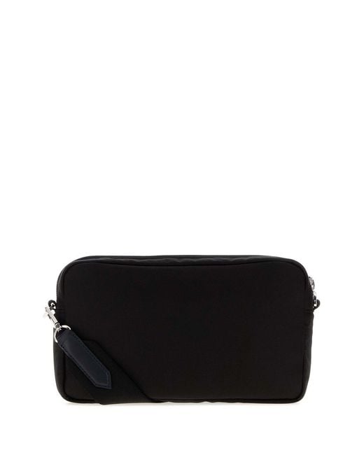 Montblanc Black Canvas Crossbody Bag for men