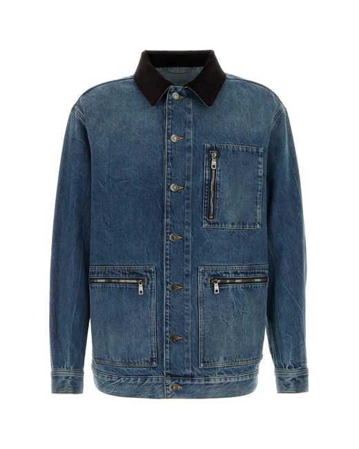 Dolce & Gabbana Blue Denim Jacket for men