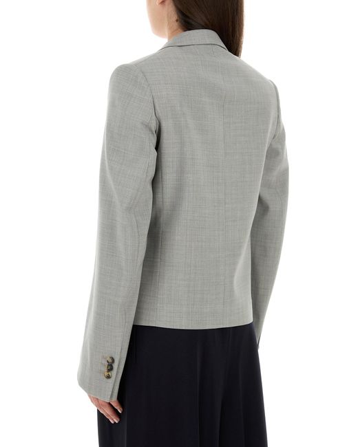 Giacca in lana grigia di Loewe in Gray