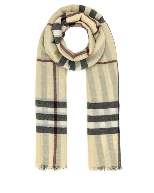 Burberry Natural Scarves & Wraps