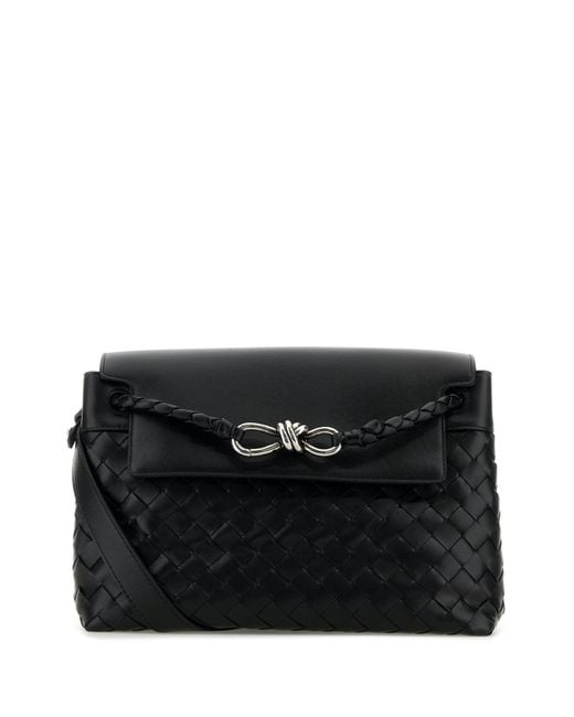 Borsa a tracolla Andiamo piccola in pelle nera di Bottega Veneta in Black da Uomo
