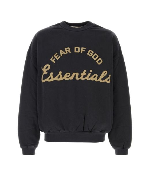 Fear Of God Black Training 90's Crewneck Sweatwshirt