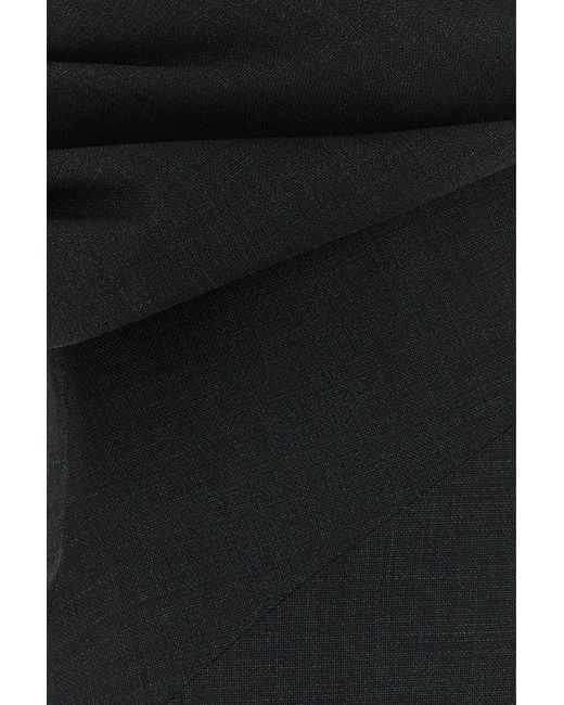 Givenchy Black Slate Wool Dress