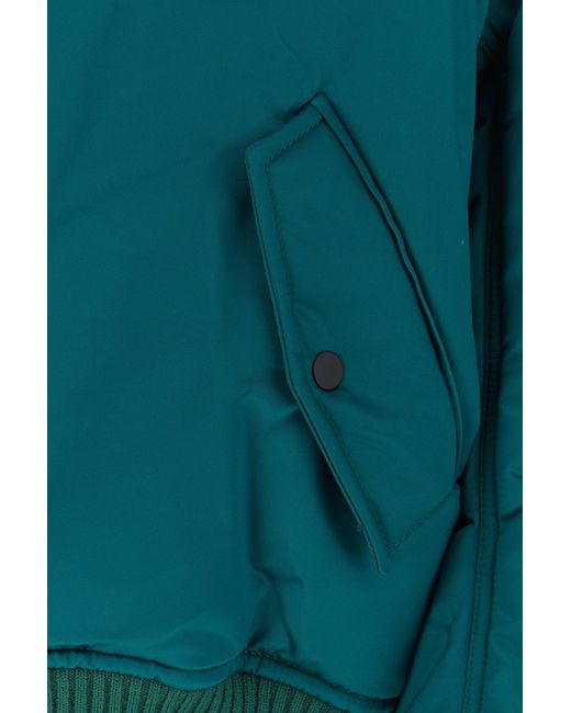 BOTTER Green Petrol Blue Bomber Jacket for men