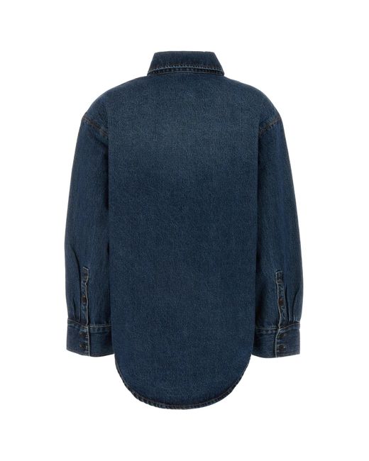 Camicia oversize Kalen in denim di Camilla & Marc in Blue
