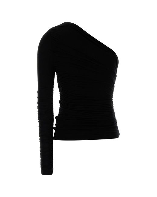 Agolde Black Lyocell Top