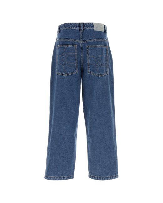 Eytys Blue Denim Titan Wide-leg Jeans for men