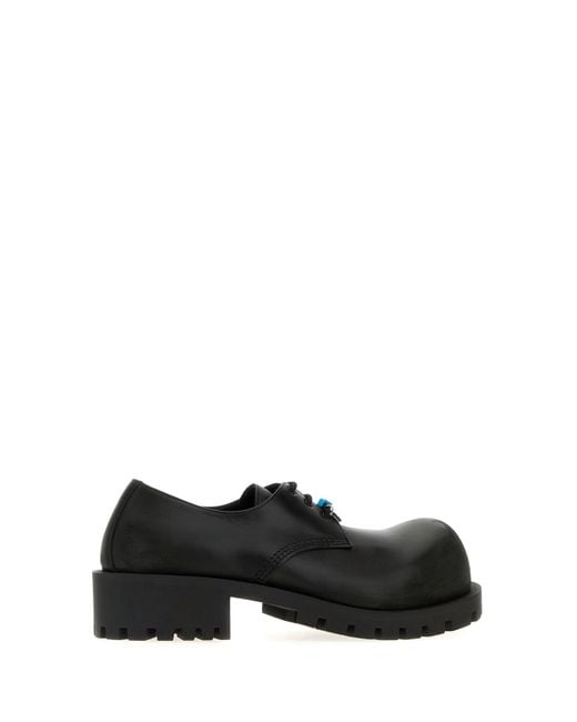 Scarpe stringate Hummer in pelle nera di Balenciaga in Black da Uomo