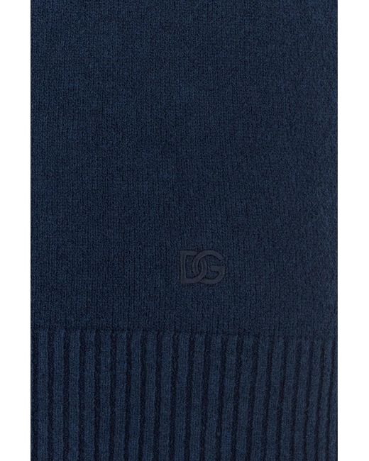 Dolce & Gabbana Blue Solid Shirt Collar Polo for men