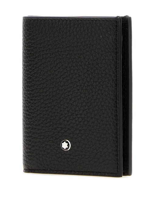 Montblanc Black Leather Wallet for men