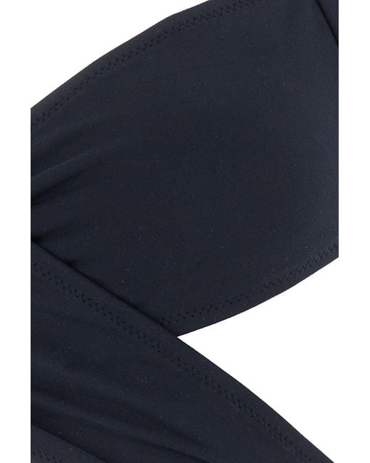Reina Olga Black Stretch Nylon Exotica Trikini