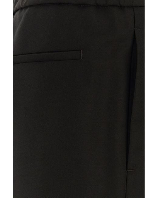 Jil Sander Black Dark Wool Pant for men