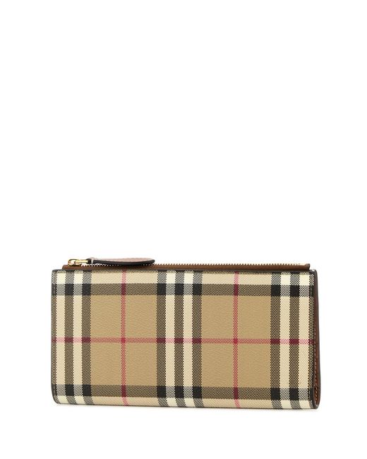 Burberry Multicolor Printed Canvas Wallet